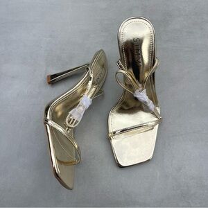 SIMMI London Gold Heel